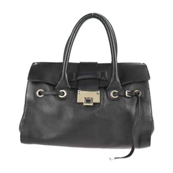 Jimmy Choo Handbags - Jimmy Choo Rosalie 2Way Shoulder / Handbag Black Leather